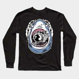 spaceman shark Long Sleeve T-Shirt